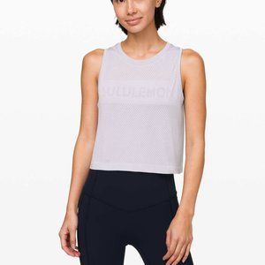 Lululemon breeze by muscle crop tank size 4
